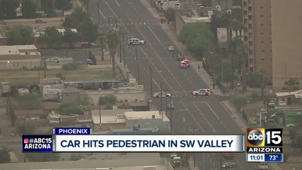 Woman dead after being hit by vehicle in Phoenix