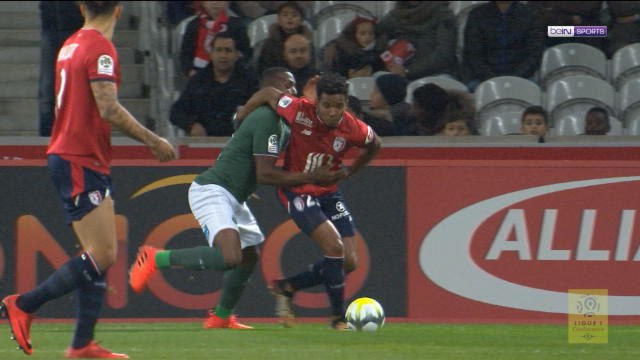 Pogba's brother lucky not to concede penalty