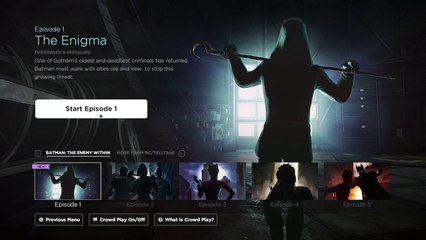 Batman The telltale serie ( Saison 2) - Episode 1 - LEs énigmes du Père Fougasse