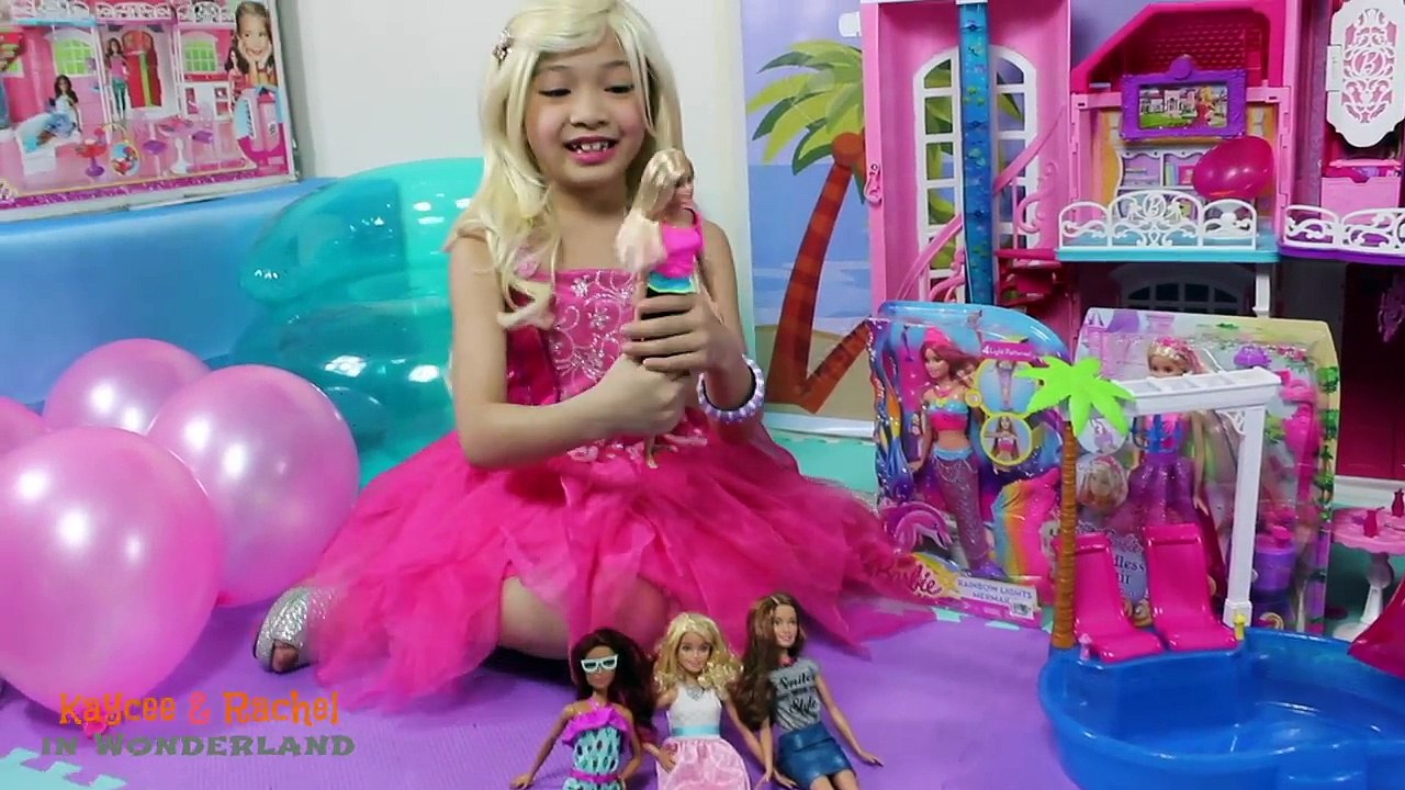 BARBIE Giant EGG Surprise | Malibu House Life in the Dream House with Real life Barbie and Chelsea