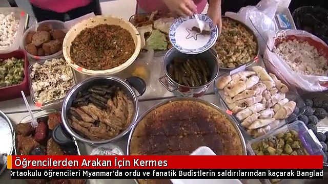 Öğrencilerden Arakan İçin Kermes