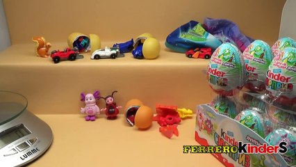 Открываем много киндеров! Коробка Смешарики и Лунтик Kinder Surprise Smeshariki and Luntik UNBOXING