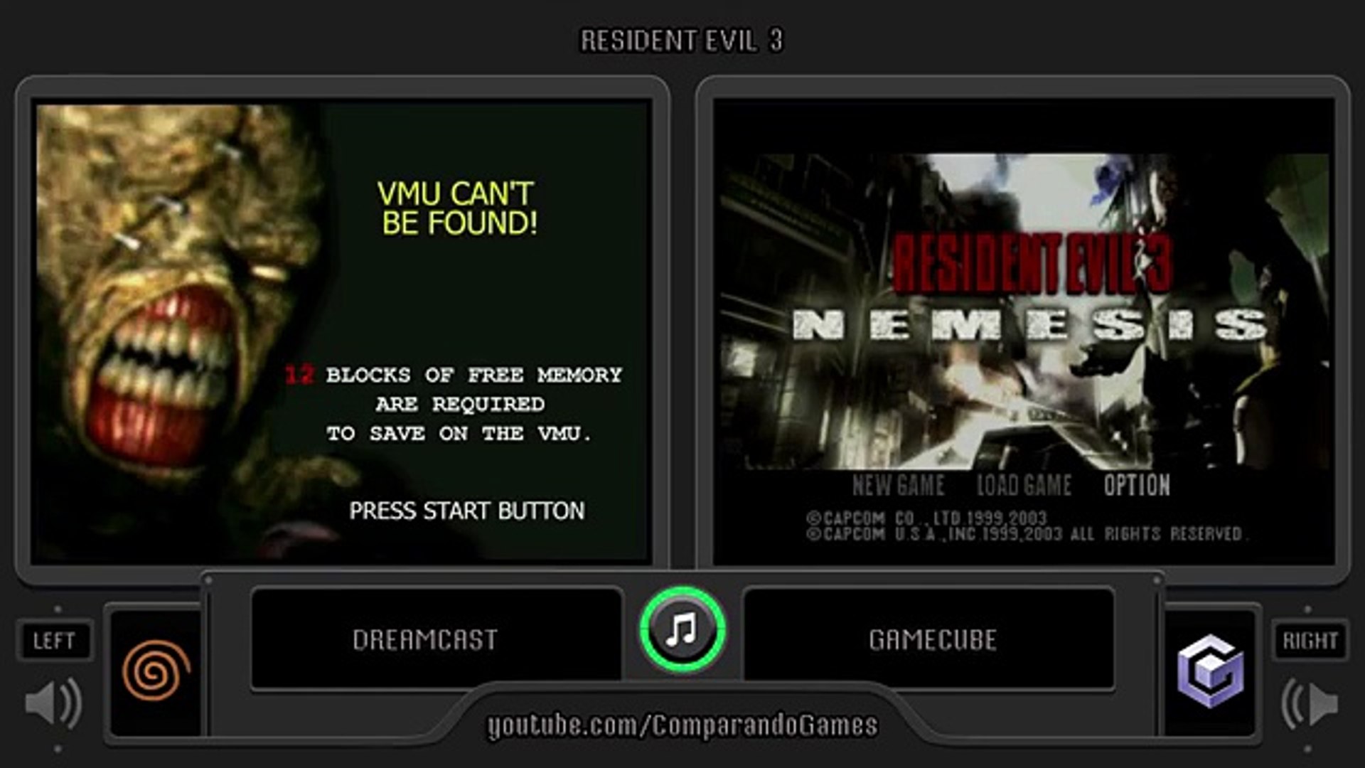 resident evil 3 gamecube