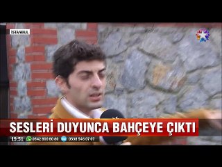 Gözükara Villa bekçisi silahlı hırsızları sopayla kovaladı