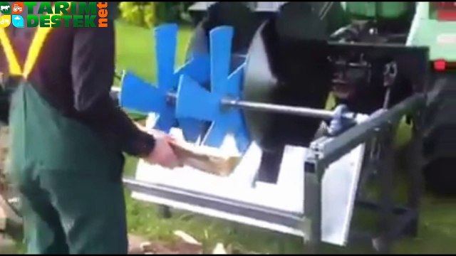 İlginç Odun Kesme Sistemi