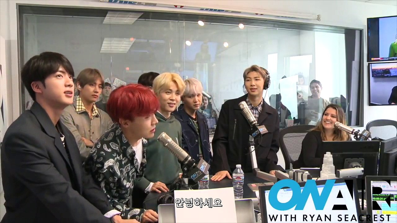 [한글자막]171117 온에어 with 라이언 시크레스트, 방탄소년단 라디오출연