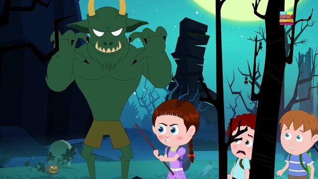 Schoolies visit the MONSTER ISLAND full of scary monsters in this HALLOWEEN song by Kids Channel