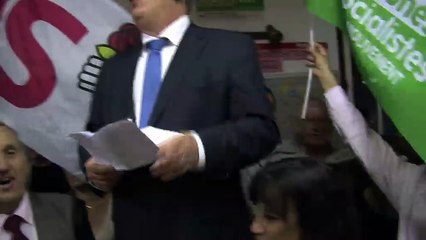 Le discours de Frédéric Vigouroux au siège local du PS