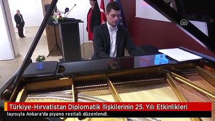 Türkiye-Hırvatistan Diplomatik İlişkilerinin 25. Yılı Etkinlikleri