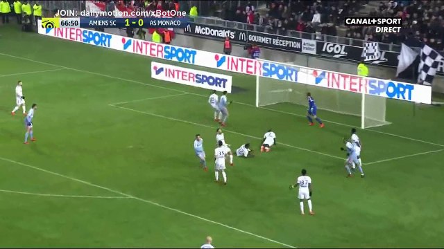 Stevan Jovetic Goal HD - Amiens 1 - 1 AS Monaco - 18.11.2017 (Full Replay)