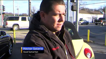 Descargar video: Owner Helps Save Life of Man Found Stabbed Outside His Car Wash