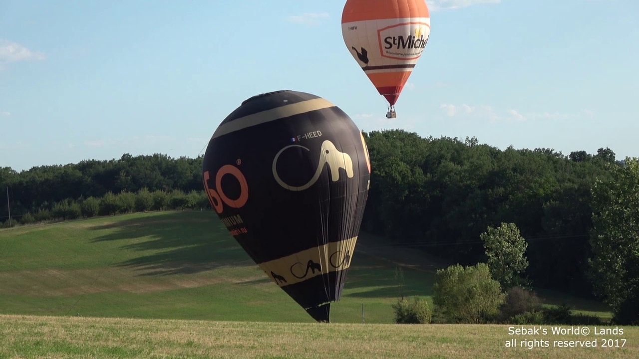Championnat de France de Montgolfières 2017 Saint-Sylvestre-sur-Lot 6/6 (14 aout 2017)