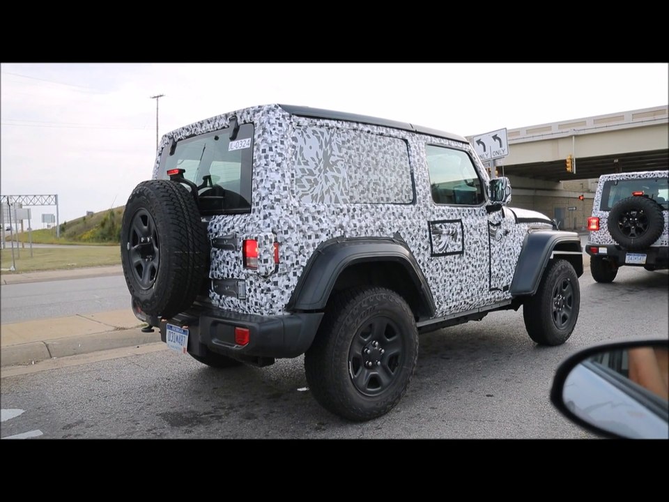 2018 Jeep Wrangler European-Spec Spy Video