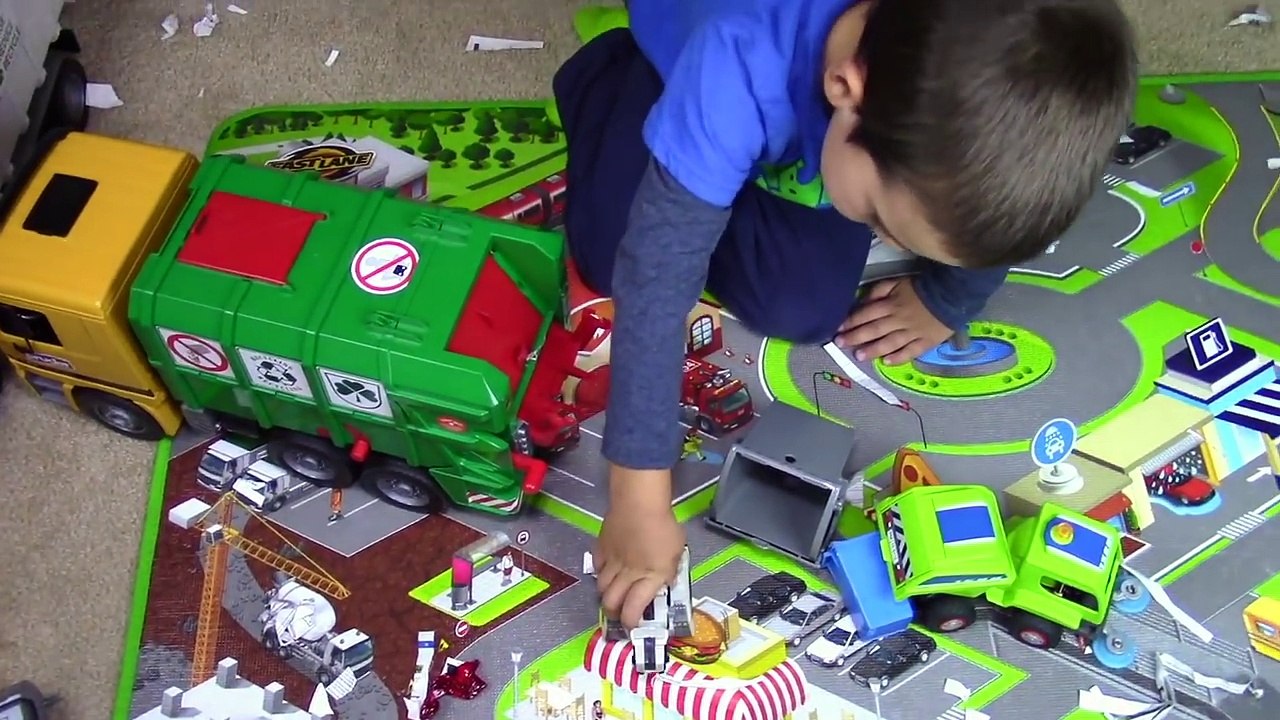 Bruder Garbage Truck Surprise Toy Videos for Children: Unboxing Compilation