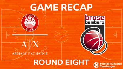 Highlights: AX Armani Exchange Olimpia Milan - Brose Bamberg