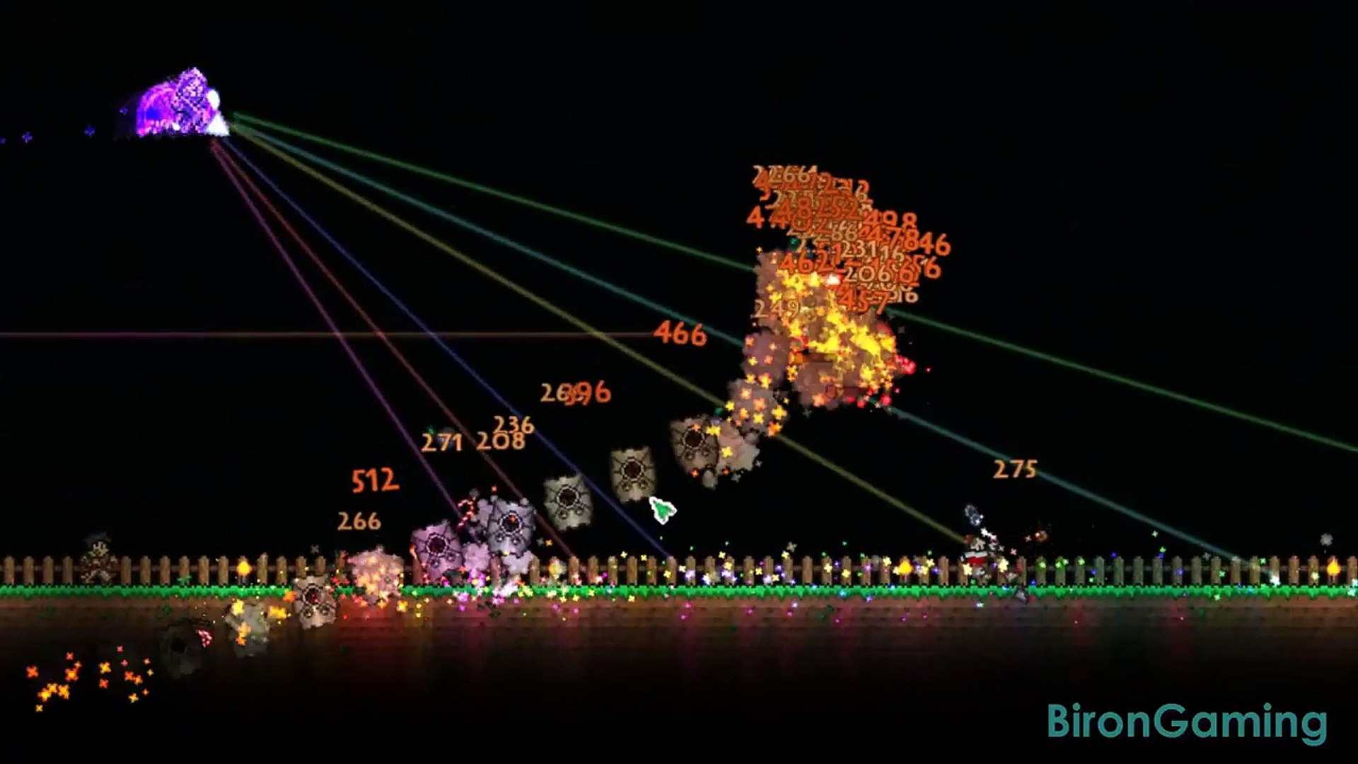 Terraria - Last Prism vs All Bosses and Events + Dungeon Guardian (Expert Mode) | Biron