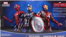 Marvel Legends Civil War Multipack Spider-Man Captain America Iron Man Reseña Little Pieces Plastic