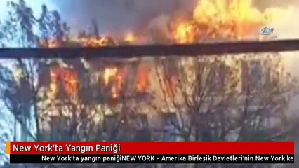 New York'ta Yangın Paniği