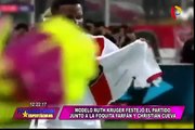 Jefferson Farfán y Christian Cueva celebraron así el triunfo de la selección peruana
