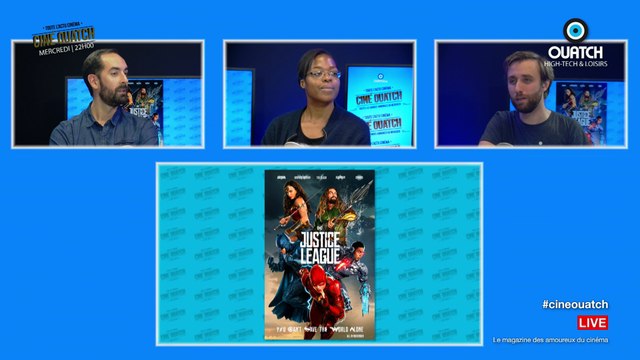 Ciné OUATCH S03E09 : Justice League, Maryline, Happy Birthdead et les films au cinéma cette semaine