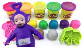 Learn Colors Play Doh Popsicle Ice Cream Peppa Pig Teletubbies Super Surprise Eggs Kinder Joy Kids