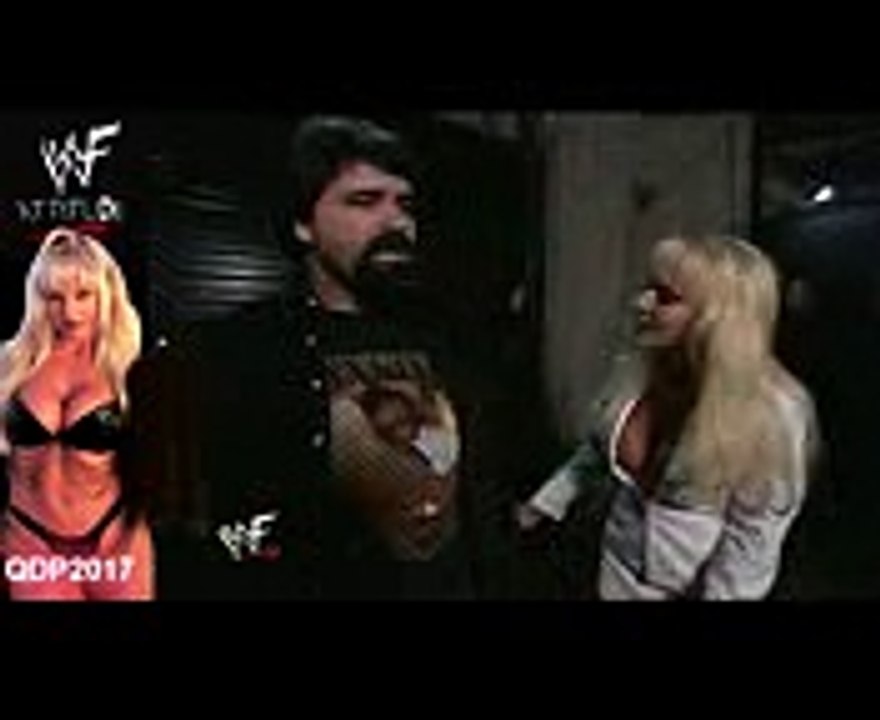 Mick Foley & Debra backstage 11272000