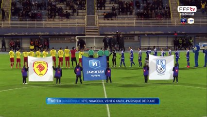 Carton Jaune pour Dunkerque