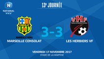 J13 : GS Marseille Consolat - Vendée Les Herbiers Football, le résumé