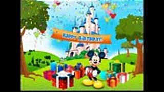 Cancion de FELIZ CUMPLEAÑOS Mickey Mouse feliz cumpleaños niños