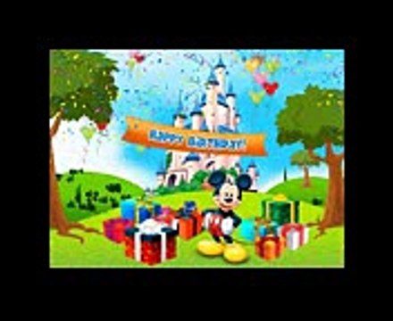 Cancion de FELIZ CUMPLEAÑOS Mickey Mouse feliz cumpleaños niños