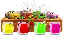 Disney Cars 3 Mcqueen Bathing Colors FUNNY Learn Colors With cars 3 Mcqueen Finger Family Songs for-z2NNuKJZsw4