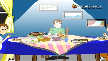 Good eating habits for kids in hindi I Pet Hai Kabristan Nahi Hai - Hindi Rhymes