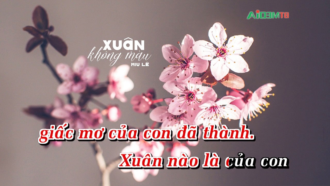 [Karaoke] Xuân Không Màu - Miu Lê