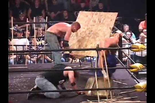 Nick Mondo and Wifebeater vs Toby Klein and Necro Butcher CZW Ultraviolent Freedom of Expression 2002