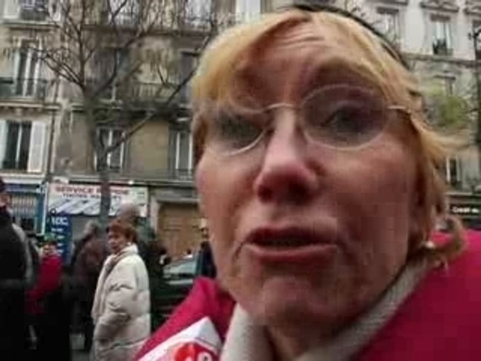 Manifestation anti-grève anti-blocages