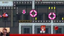Mario Maker - Shroom Run and POWer Overwhelming | Blind Kaizo Race #18