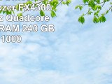 ONE Silent OfficePC AMD Bulldozer FX4300 4x 380 GHz Quadcore  8 GB DDR3RAM  240 GB