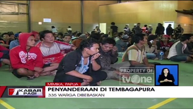 Liputan tvOne Dari Lokasi Penampungan Sandera Di Tembagapura