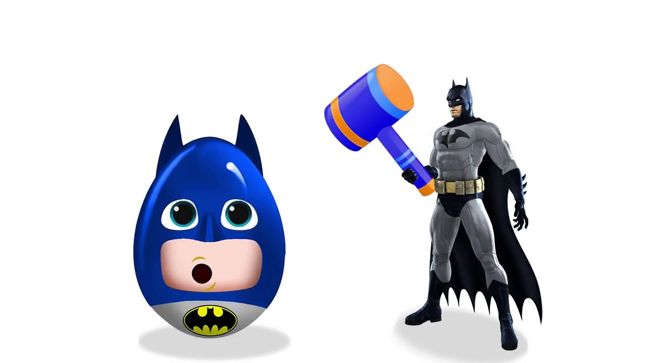 SURPRISE EGGS for Kids & Batman Superman Spiderman Cars Cartoon for Toddlers top Colors for Children-bYQCbpmh1_c