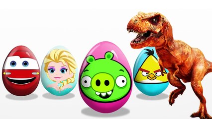 SURPRISE EGGS! Talking Tom! McQueen cars! Frozen Elsa! Learn Colors! Video for kids!-0WcTQqE2oKc