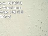 ONE Silent OfficePC AMD Bulldozer FX4300 4x 380 GHz Quadcore  8 GB DDR3RAM  120 GB