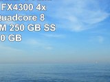 ONE MultimediaPC AMD Bulldozer FX4300 4x 380 GHz Quadcore  8 GB DDR3RAM  250 GB