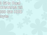 ONE OfficePC Core i37100 2x 390 GHz Dualcore  8 GB DDR4RAM  250 GB SSD  1000 GB