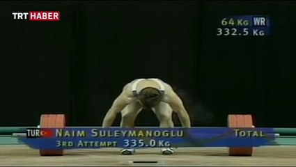 Naim Süleymanoğlu'nun Olimpiyatlarda kırdığı dünya rekoru
