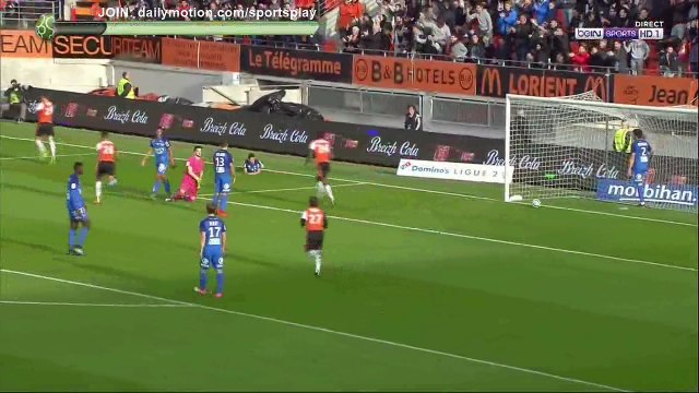 Pierre Yves Hamel Goal HD - Lorient 1 - 1 Brest - 18.11.2017 (Full Replay)