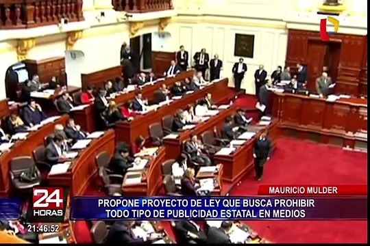 Mauricio Mulder propone ley que prohíbe publicidad estatal en medios