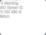 VIBOX Warrior KomplettPC Paket 3 Gaming PC  37GHz AMD Ryzen QuadCore CPU RX 460 GPU