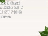 VIBOX Essentials KomplettPC Paket 9 Gaming PC  39GHz AMD A4 DualCore APU GT 710 GPU