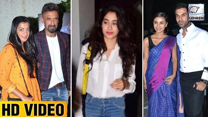 Jhanvi, Rajkummar, Rahul Dev At 'Bose' Special Screening