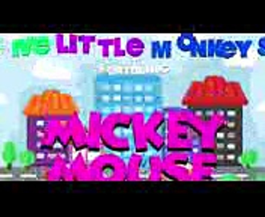 Five Little Mickey Mouse Baby Friends Jumping on the Bed with Doc McStuffins
